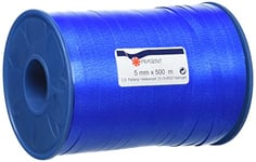 C.E. Pattberg AMERICA Ruban Paquet Cadeau bleu Royal, 500 m de Bolduc pour Emballage, Bolduc Largeur 5 mm, Accessoire de Décoration & Bricolage DIY, Ruban Décoratif pour Présents, en Toute Occasion