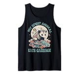 Opossum Lover My Spirit Animal Eats Garbage Pastel Possum Tank Top