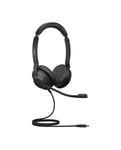 Jabra 23189-989-879 écouteur/casque Avec fil Arceau Bureau/Centre d'appels USB Type-C Noir