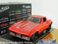 CHEVROLET CORVETTE CAR MODEL FAST & FURIOUS LETTY'S 1:32 SCALE JADA MUSCLE F8 T3