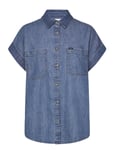 Ss Loose Utility Shirt Blue Lee Jeans