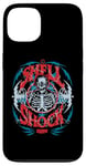 Coque pour iPhone 13 Squelette de choc de l'armée zombie