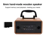 Grain De Bois Retro Wooden Wireless BT Speaker Music Player For Mobile Phone PC