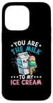 iPhone 14 Pro Max Funny Italian Food Milk Gelato Ice Cream Case