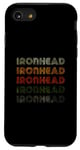 Coque pour iPhone SE (2020) / 7 / 8 Love Heart Ironhead Tee Grunge Vintage Style Ironhead Noir