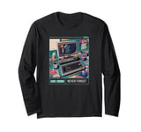 Always Remember Never Forget 1980s (Retro Computer Print) Long Sleeve T-Shirt