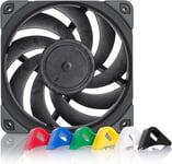 Noctua NF-A12x25 PWM chromax.black.swap, Premium Quiet Fan, 4-Pin (120mm, Black