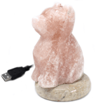 Himalayan Salt Lamp USB Crystal Pink Rock Natural Healing Multi Colour Kids Gift