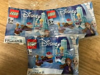 LEGO 30553 3 x Frozen 2 Polybags 42 pcs each ~Brand NEW Sealed ~