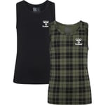 hummel Nolan 2-Pak Tank Top Barn - Svart - str. 122 - 128