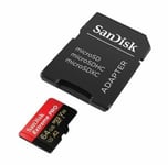 SanDisk Extreme PRO microSDXC - 64GB + SD Adapter + 2 års RescuePRO Deluxe / 200MB/s / Class 10 / V3