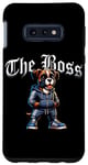 Coque pour Galaxy S10e Staffordshire Bull Terrier Dog The Boss Veste cool