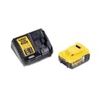 Dewalt DCB184 Batteri 18V 5,0Ah / 5000mAh XR Li-Ion + DeWalt DCB115 XR Laddare