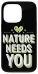 Coque pour iPhone 13 Pro Optimisme climatique Journée de la Terre Durabilité Green Future