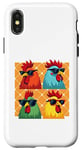 iPhone X/XS Chicken Sunglasses Animal Farm Funny For Farmer Men Women Case