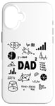 Coque pour iPhone 16 Plus Dad Squared Second Time Dad Math Second Power Father