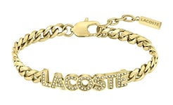 Lacoste Bracelet en chaîne pour Femme Collection SCRIPT avec cristaux - 2040063