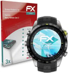 atFoliX 3x Protective Film for Garmin Marq Athlete Gen 2 clear&flexible