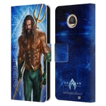 AQUAMAN AND THE LOST KINGDOM GRAPHICS LEATHER BOOK CASE FOR MOTOROLA PHONES 2