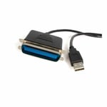 Câble USB vers Port Parallèle Startech ICUSB1284            [1,8 m]