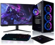 BEASTCOM Q3 PC Gamer Complet 24"" - AMD Ryzen 3 4X - 16 Go RAM - 1 To SSD