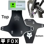 Fox Garde-Boue MTB Électrique Garde-Boue Fourche Garde-Boue Mug FENDER Noire