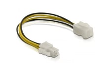 Delock - forlængerkabel til strøm - 4-pin ATX12V til 4-pin ATX12V - 15 cm