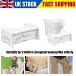 MDF Toilet Squatty Step Stool Bathroom Potty Squat Aid For Constipation Relief