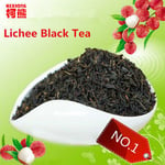 200g Lichee Black Tea Lychee Congou Weight Loss Tea Fruit Red Tea Healthy Drink