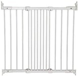 BabyDan Super Flexi Fit Extending Metal Safety Gate (White)