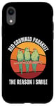 iPhone XR Vintage Red Crowned Parakeets The Reason I Smile Bird Lover Case