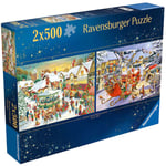 Ravensburger Christmas Collection No 1 500 Piece Jigsaw Puzzle Set