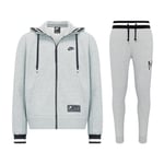 Nike Air Full Zip Cotton Fleece Tracksuit Grey