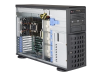 Supermicro SC745 BAC-R1K23B-SQ - Tower - 4U - utökad ATX - SATA/SAS - hot-swap 1200 Watt - svart - USB