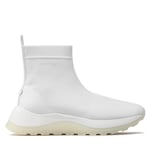 Sneakers Calvin Klein 2 Piece Sole Sock Boot-Knit HW0HW01338 Vit