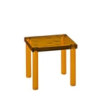 Glas Italia - NES04 Nesting Low table, Amber-coloured Glass, Legs: Blown Glass - Småbord & sidebord - Ronan & Erwan Bouroullec - Rød - Glass