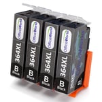 OfficeWorld 364XL Pack de Cartouches d'encre Noir,Substituable àHP 364 364XL,Compatible avec HP Photosmart 5510 5512 5515 5520 5