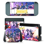 Kit De Autocollants Skin Decal Pour Nintendo Ns Switch Fortnite Console De Jeux Fortnite, T1tn-Switch-5200