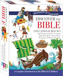 Wonders of Learning Box Set - Old & New Testament Reference Books, Sticker Book, Colouring Wall Chart and Model Ark Kit