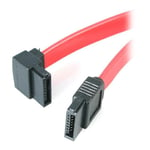 45cm StarTech.com SATA18LA1, Right Angled SATA Extension Cable, Male to Male, Re