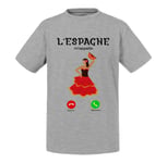 T-Shirt Enfant L'espagne M'appelle Flamenco Danse Tradition