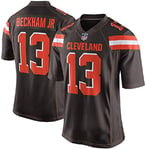 Hyzb Manches Courtes Homme T-Shirt de Football Uniforme Jersey Cleveland Browns 13 Odell Beckham Jr Rugby Maillots Uniformes (Color : Black, Size : XXX-Large)