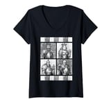 Womens Chess King Queen Bishop Knight Funny Checkmate Game Pieces V-Neck T-Shirt