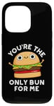 Coque pour iPhone 13 Pro Tu es le seul pain pour moi, jeu de mots amusant à hamburger