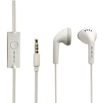 TD® Kit Pieton Ecouteurs Main Libre Casque Originale/Blanc Asymétrique/Solide et durable/Résistant/Appel mains libres /Son parfait