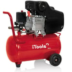 Itools - Compresseur d'air 24L 8 bar 2CV 1.5KW 115 psi