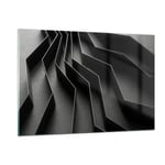 Impression sur Verre 120x80cm Tableaux Image Photo 3D Labyrinthe Moderne