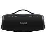 Tronsmart Mirtune S100 Enceinte portable d'extérieur, Bluetooth 5.3, égaliseur personnalisable, puissance de sortie 50 W, 20 heures d'autonomie, étanchéité IPX7, poignée rétractable - Noir