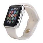 Ferrelli Apple Watch 38Mm silikonreim, hvit