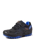 Geox Gar on J New Savage Boy Wpf Sneaker, Black Royal, 24 EU